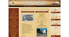 Desktop Screenshot of culture-patrimoine.pf